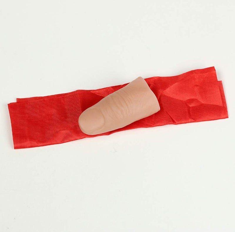Zittop Disappearing Silk Fake Thumb Tip Magic Trick Gimmick (2 Pack) - Image 2